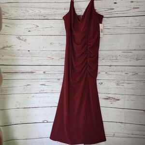 Emerald Sundae Burgundy Maxi Dress